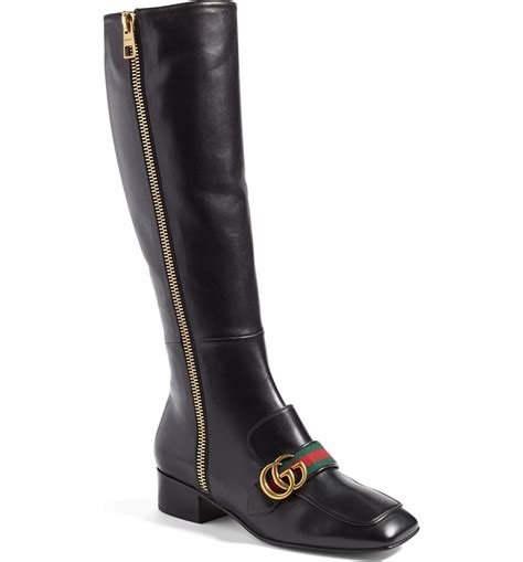 tall gucci rain boots|thigh high Gucci boots.